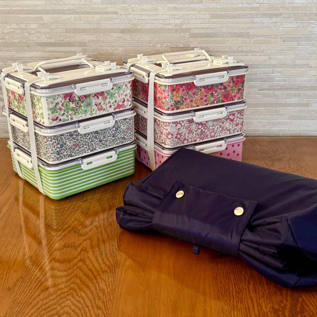 アフタヌーンティー　3段ランチボックスL 保冷バッグ