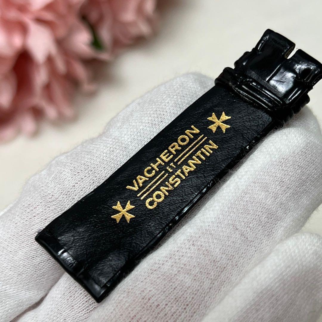 VACHERON CONSTANTIN ベルト クロコダイル　レザー　ブラック
