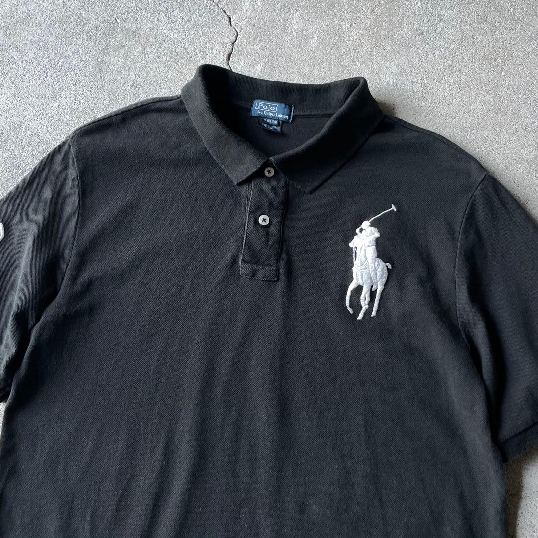 Polo Ralph Lauren ビッグポニー 刺繍 ブラック チーフキーフ