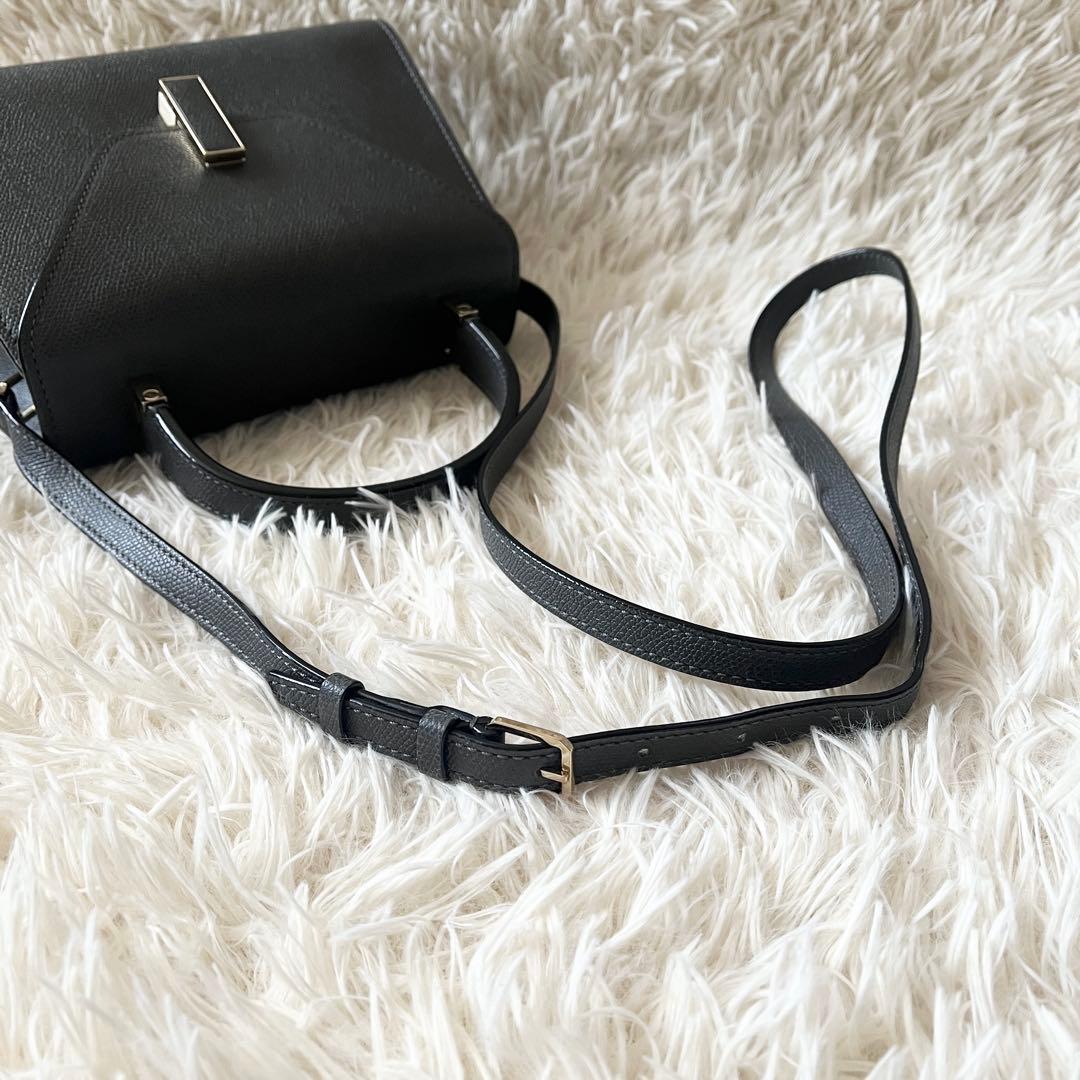 Valextra ヴァレクストラ　ハンドバッグ ミニ　イジィデ　ブラック