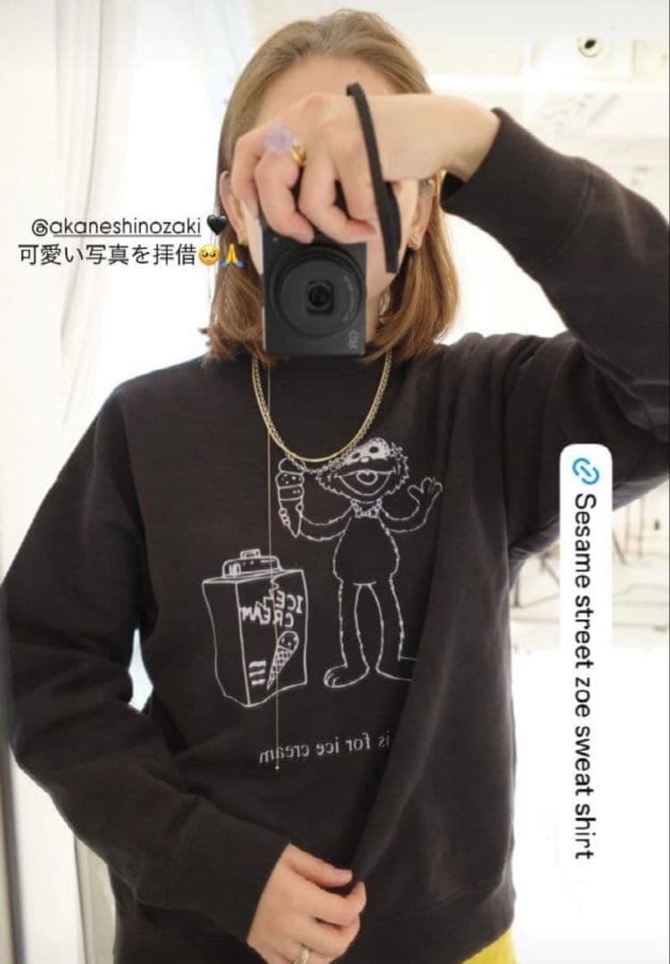 RHCロンハーマン セサミストリートコラボ キャラクタースウェット