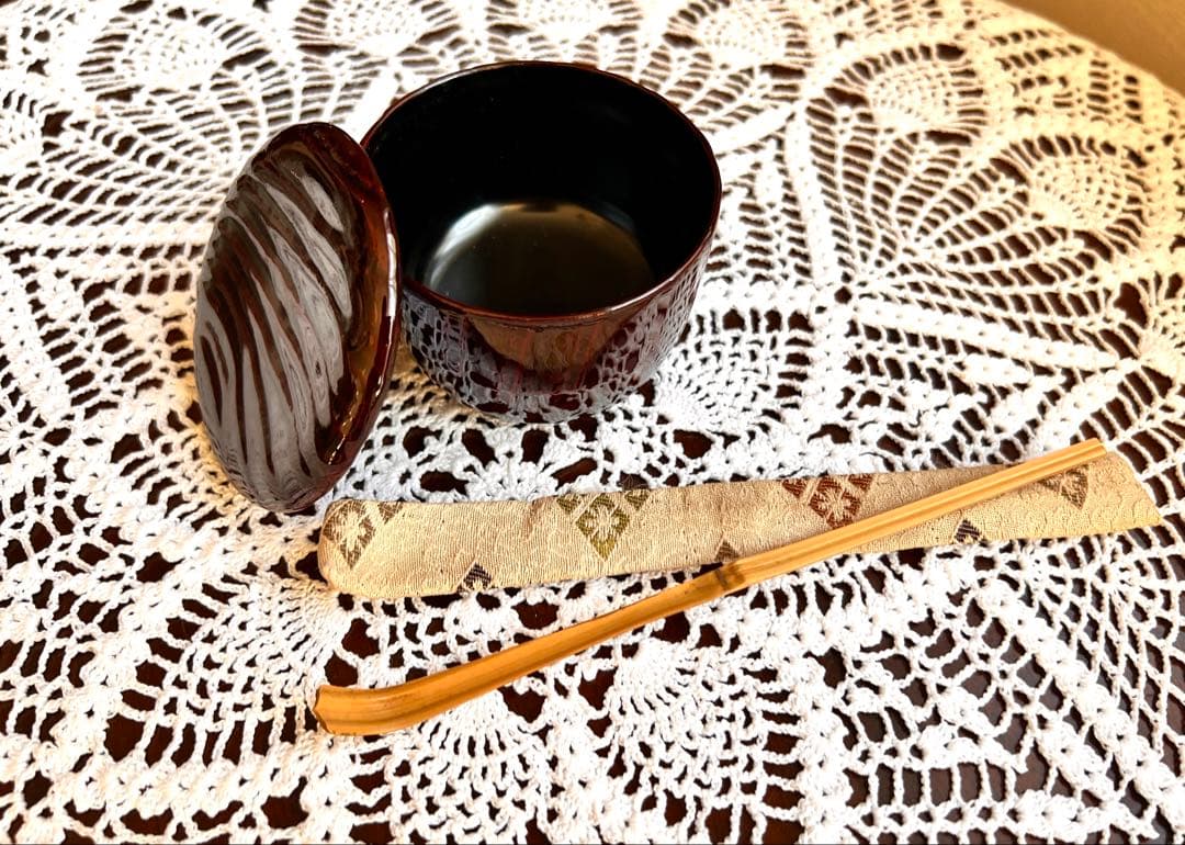 ☆御所籠一式　茶篭　茶道具　野点道具 桐製共箱入り