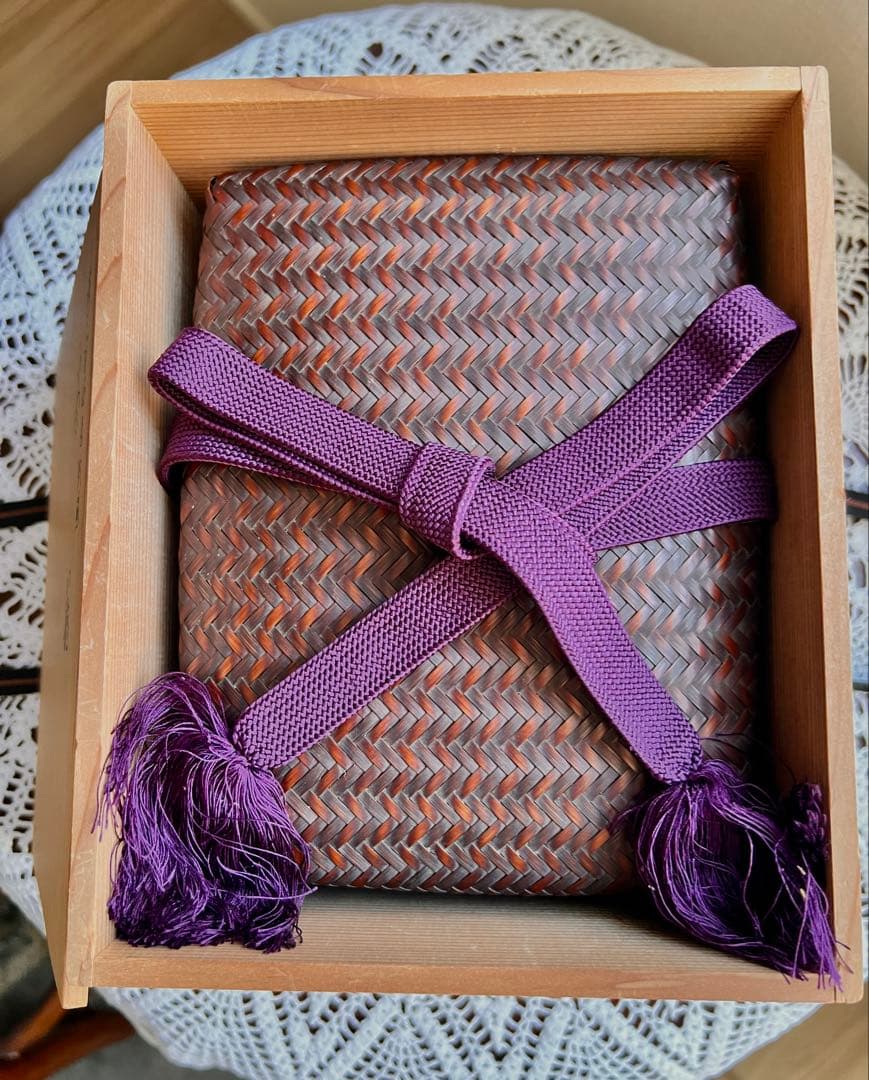 ☆御所籠一式　茶篭　茶道具　野点道具 桐製共箱入り