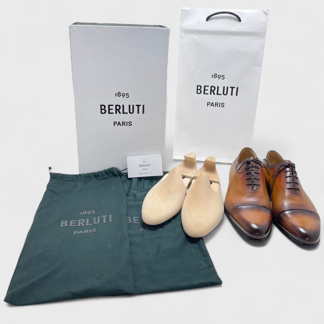 未使用品✨付属品有り✨Berluti ベルルッティ ガスパール 革靴 8 1/2