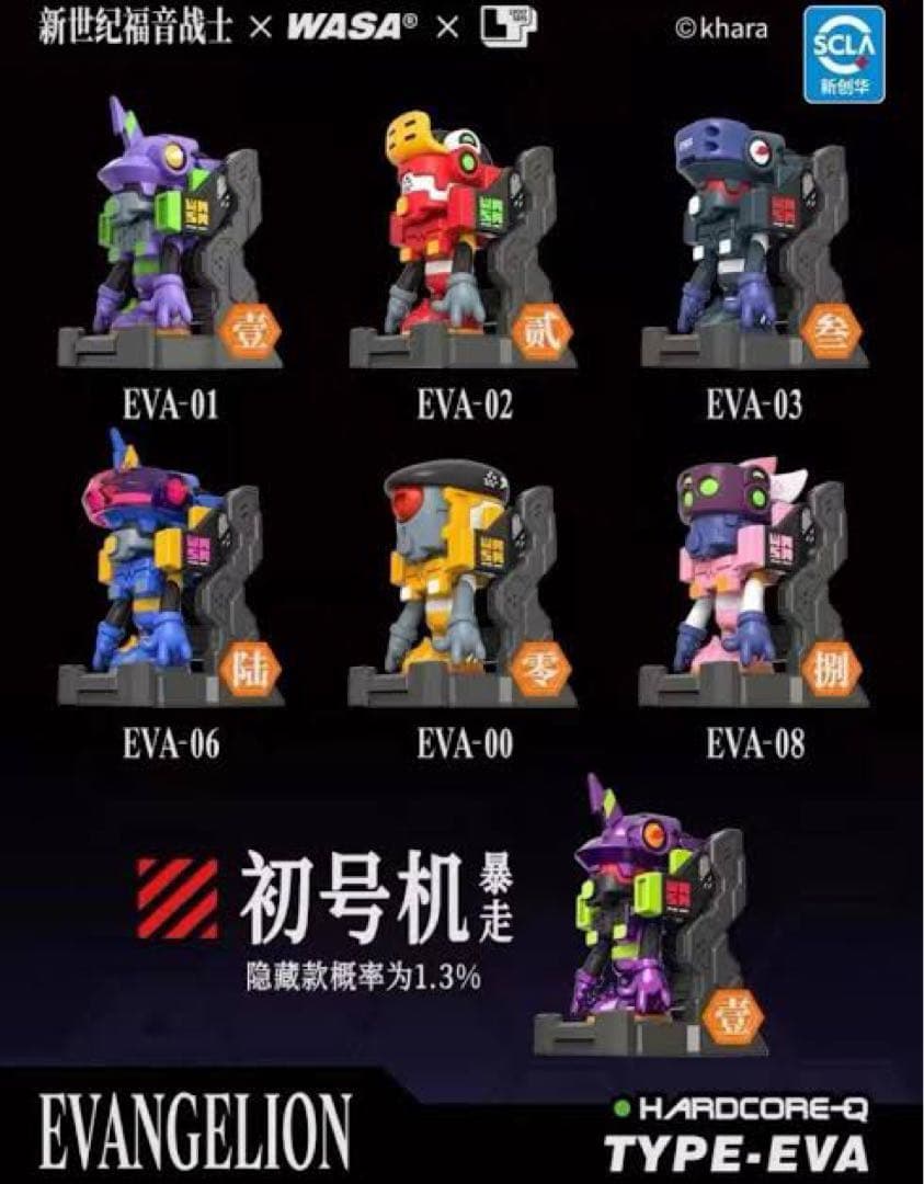 WASA×EVANGELION　シークレット　エヴァンゲリオン　初号機