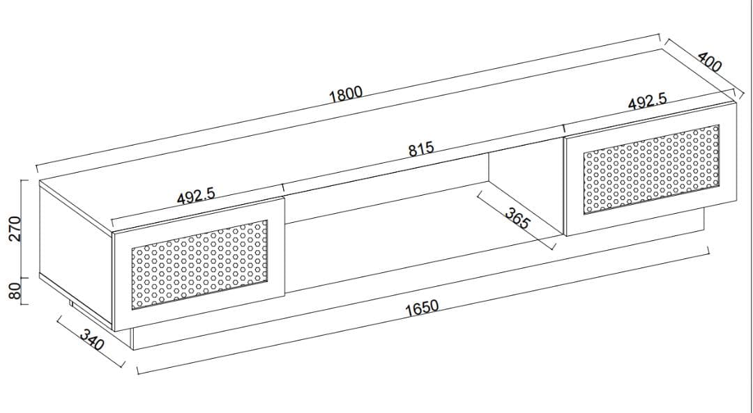 大人気！【幅180cm】テレビ台 ローボード 収納 テレビボード　BROWN