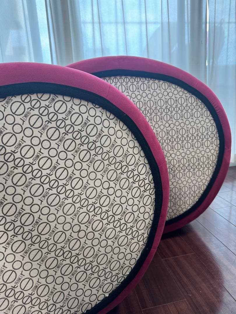 リーンロゼ　パンプキン　オットマンのみ　ピンク　スウェード