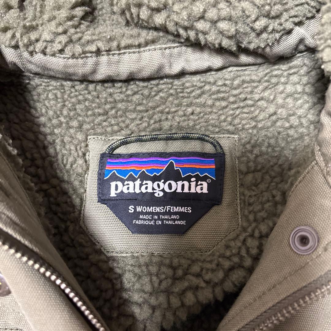 patagonia フード付きモッズコート Sサイズ オリーブ