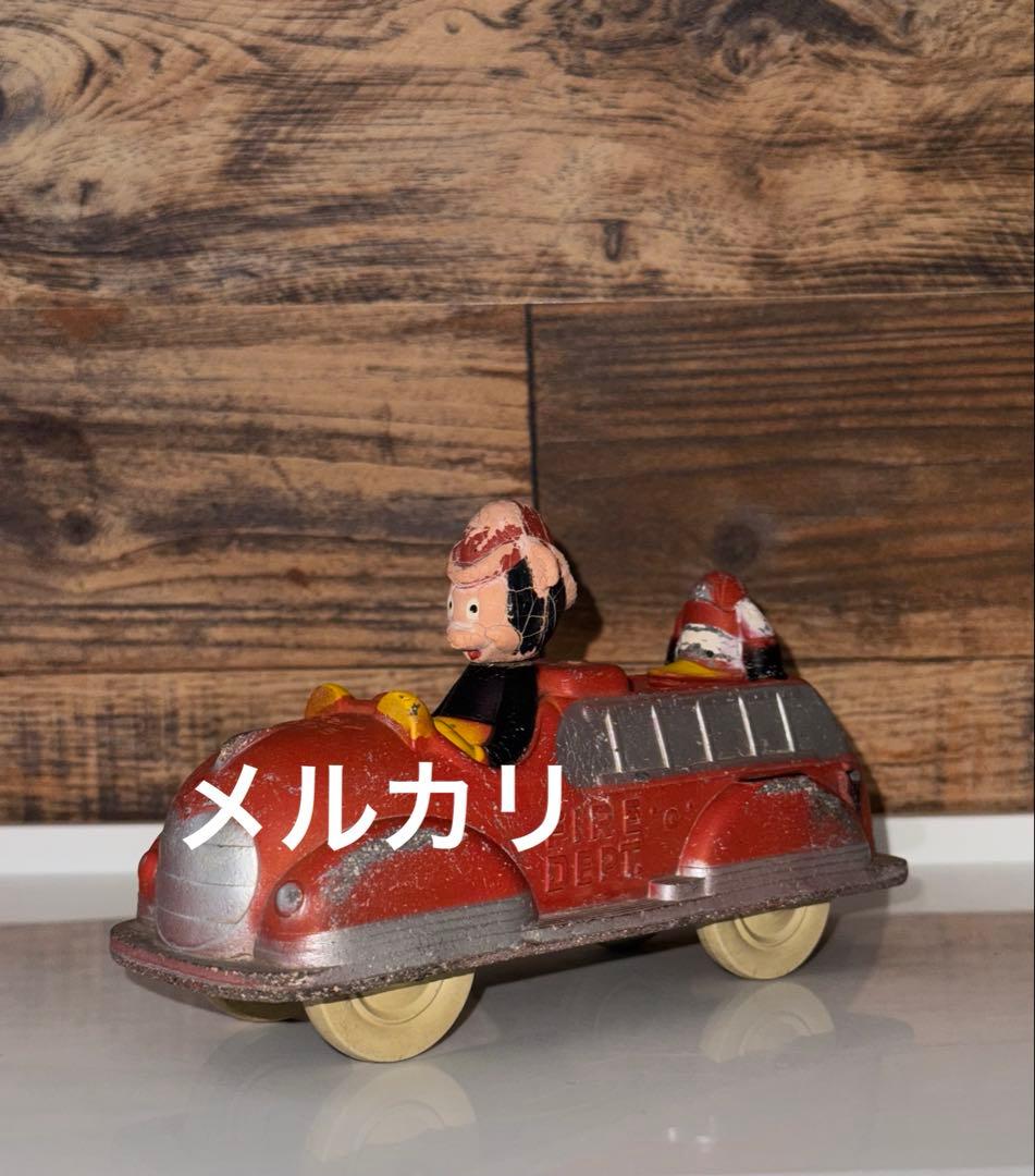 1930s ヴィンテージ サンラバー ミッキーマウス ドナルドダック ミニカー