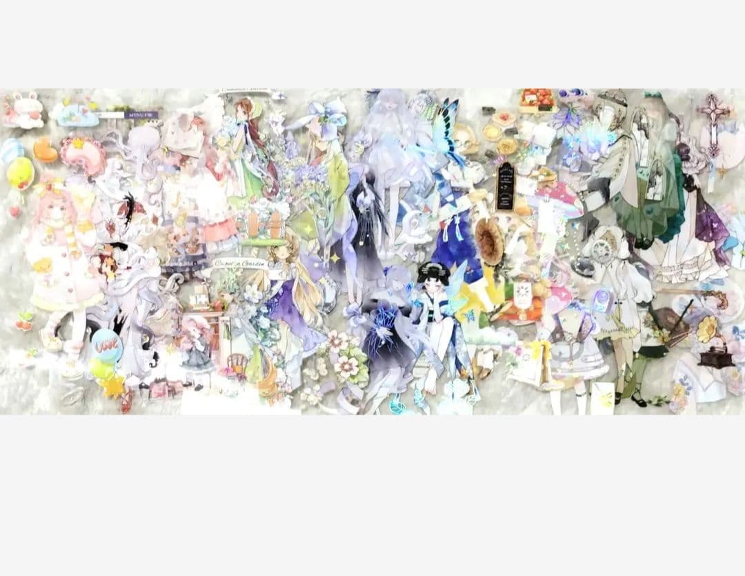 ❰商品No.7❱海外マステ切り売り人物マステ&装飾マステ200枚セット＋増量