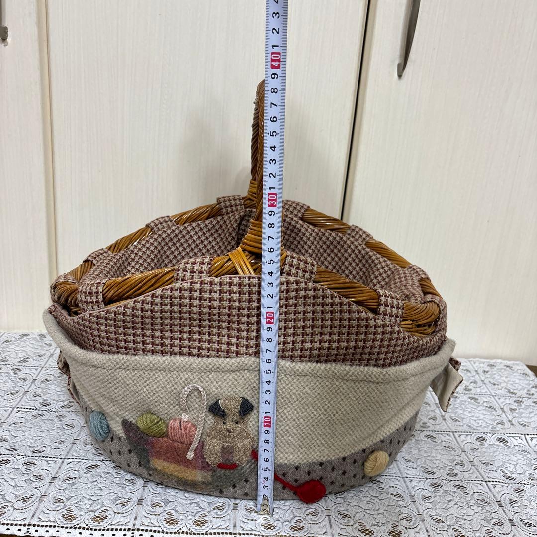 マニー　コラージュ　テリアバスケット（毛糸）