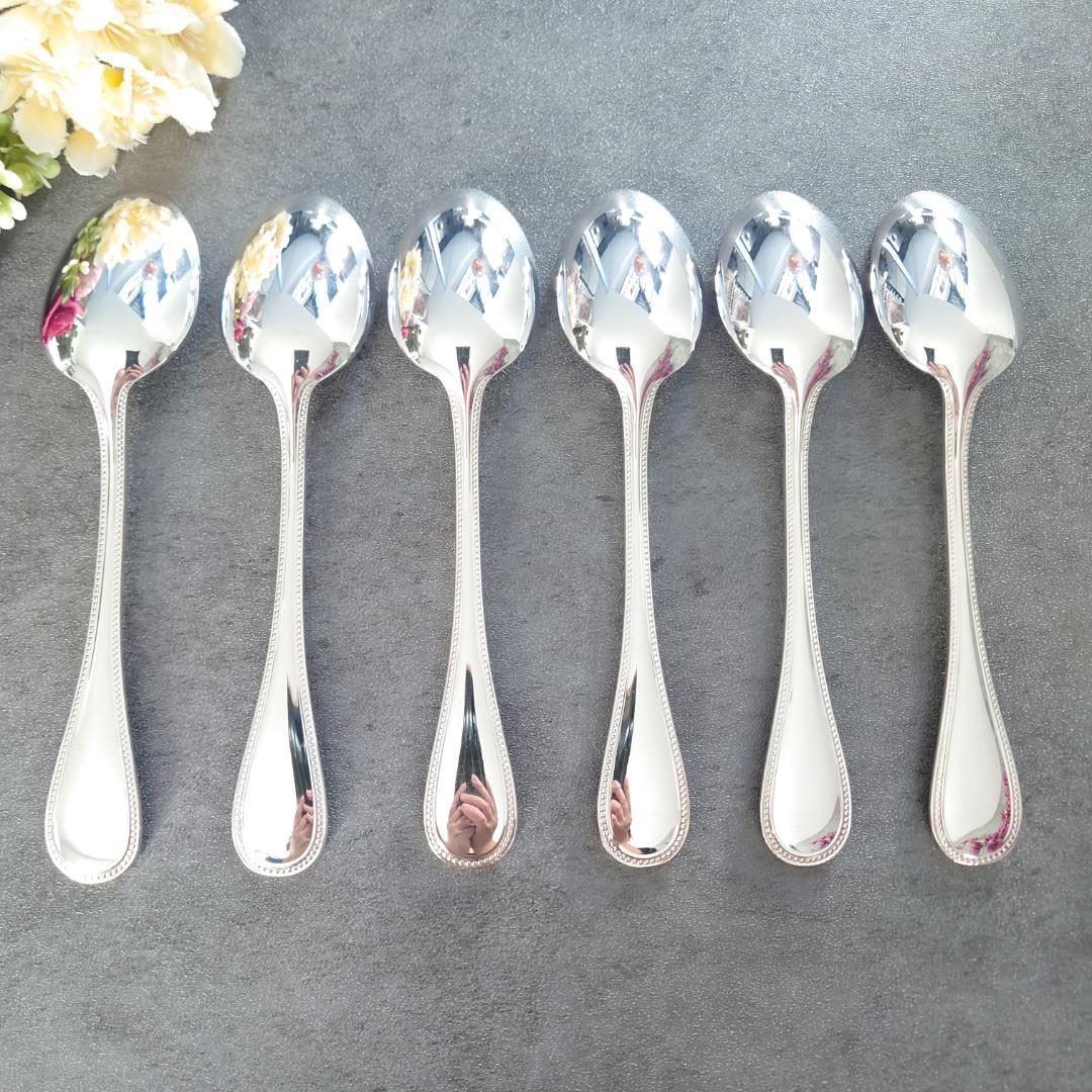 極希少 美品 クリストフル パール ティースプーン 6点