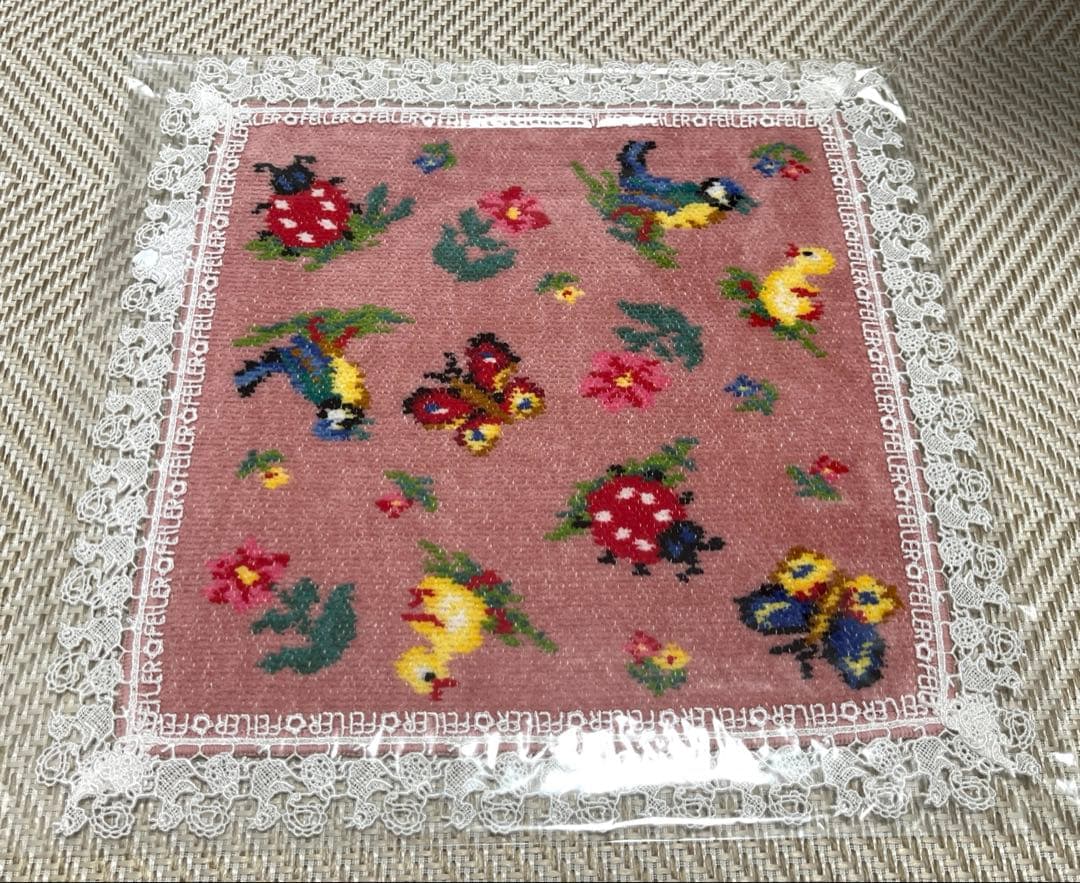 【新品未開封】フェイラー 近沢レース コラボ ハンカチ ティッシュポーチ 2点