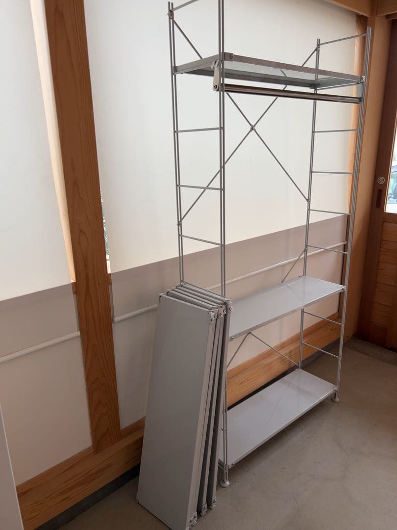 horo　無印良品　スチールユニットシェルフ　クローゼット