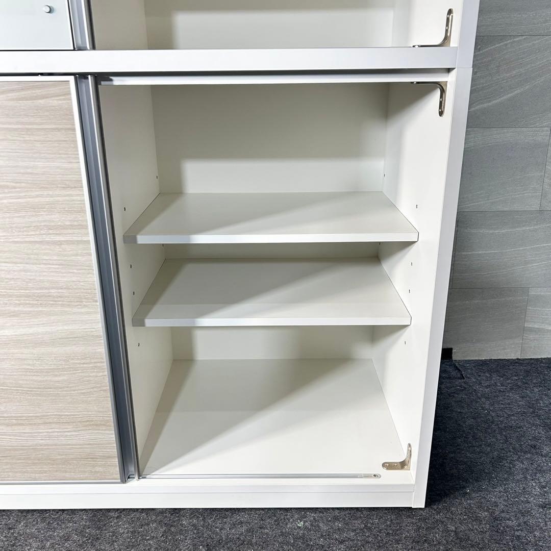 松田家具 食器棚 セリエ 120cm おしゃれ 収納 キッチンボード d4727