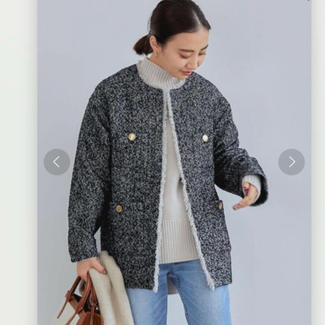 グリーンレーベルリラクシング　ツイード ジャケット　36