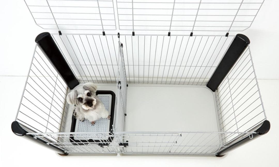 アドメイト イヌ用 ヴィラフォートサークル ブラック&シルバー レギュラー