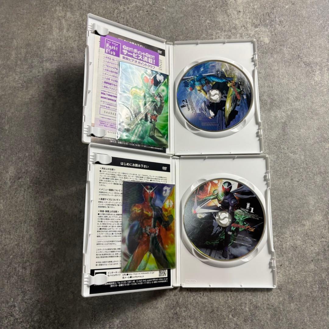 仮面ライダーW DVD 全12巻セット 全特典カード付