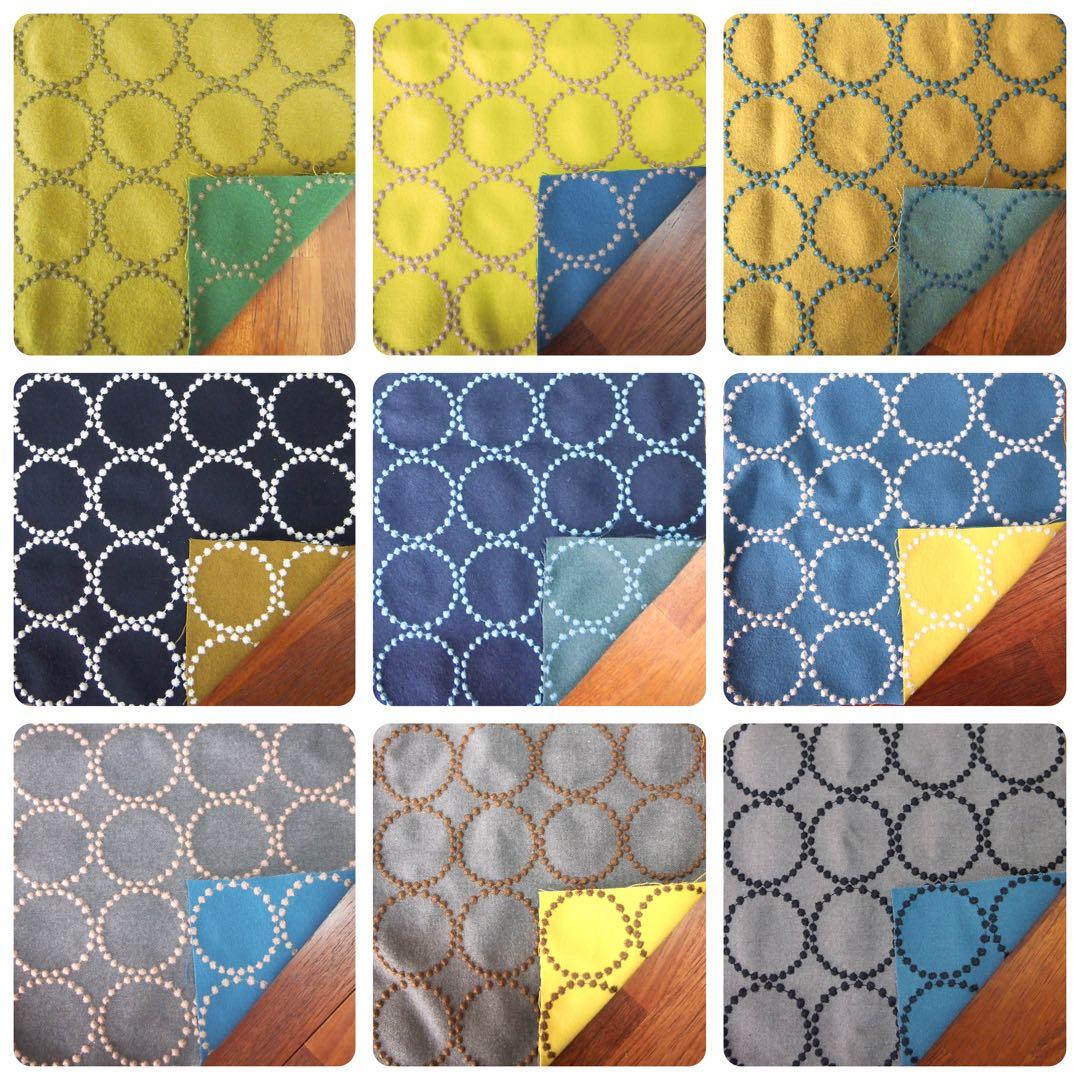 ミナペルホネン 秋田木工 剣持スツールC ハンドメイド タンバリン 生地 チェア