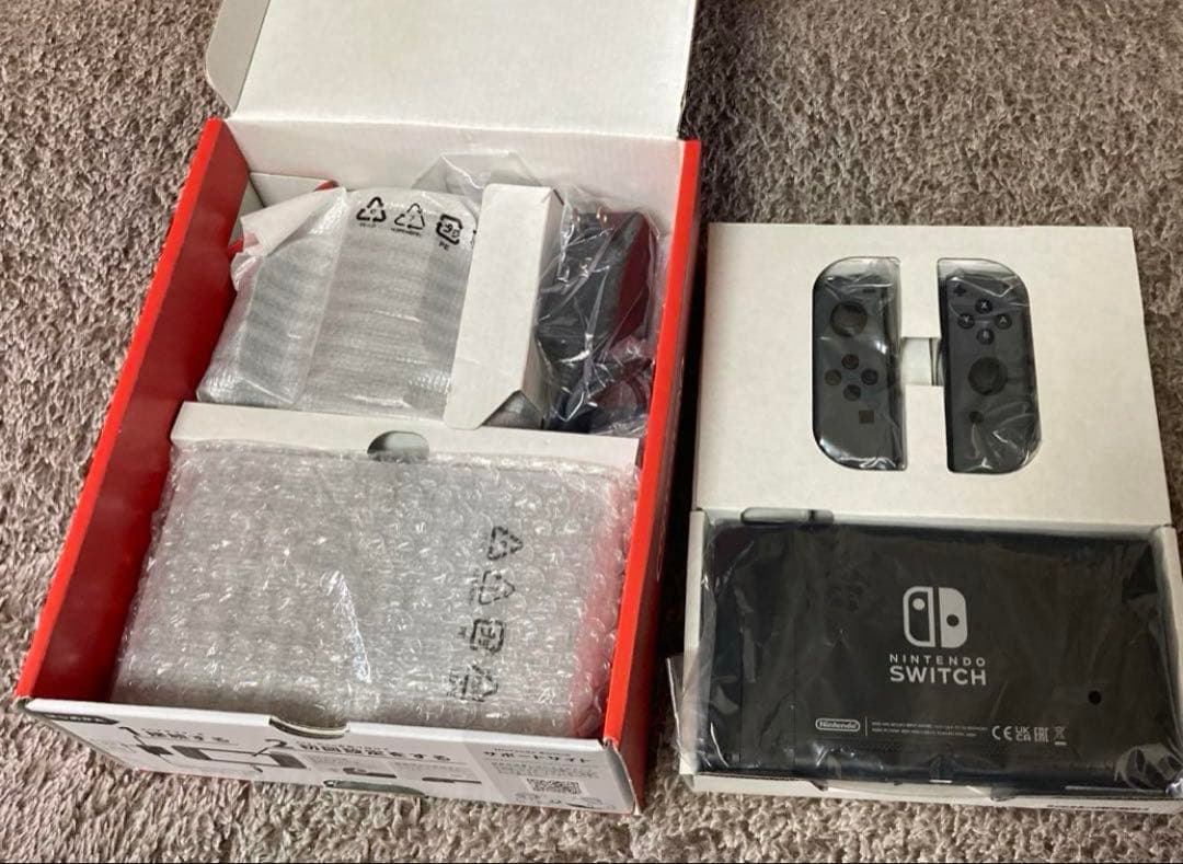 Nintendo Switch 本体グレー 、ゲームソフト3本付き