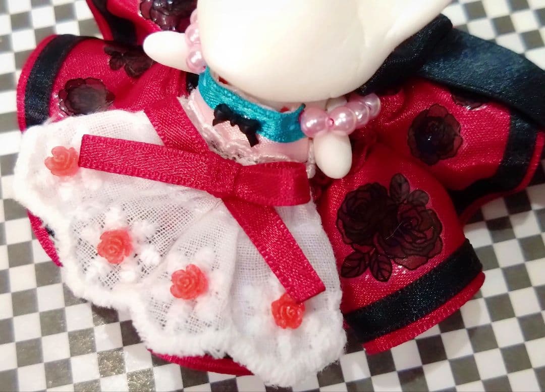 【アンティ】ドール　赤ちゃん　ドレス　服　大正ロマン　ベリー