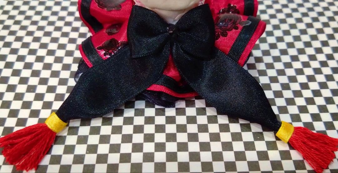 【アンティ】ドール　赤ちゃん　ドレス　服　大正ロマン　ベリー