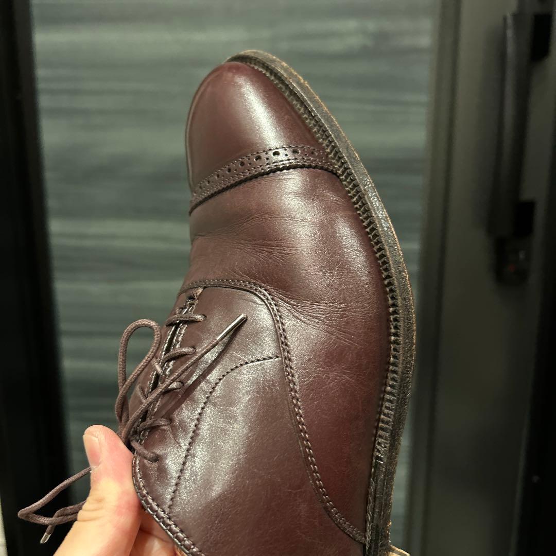 【美品】オールデン　905 9D 内羽根　セミブローグ