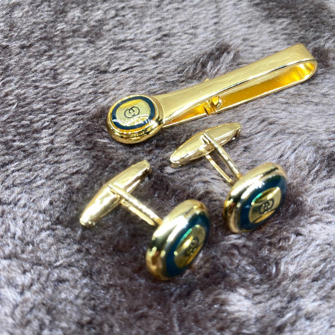 グッチ GUCCI ネクタイピン カフス セット
