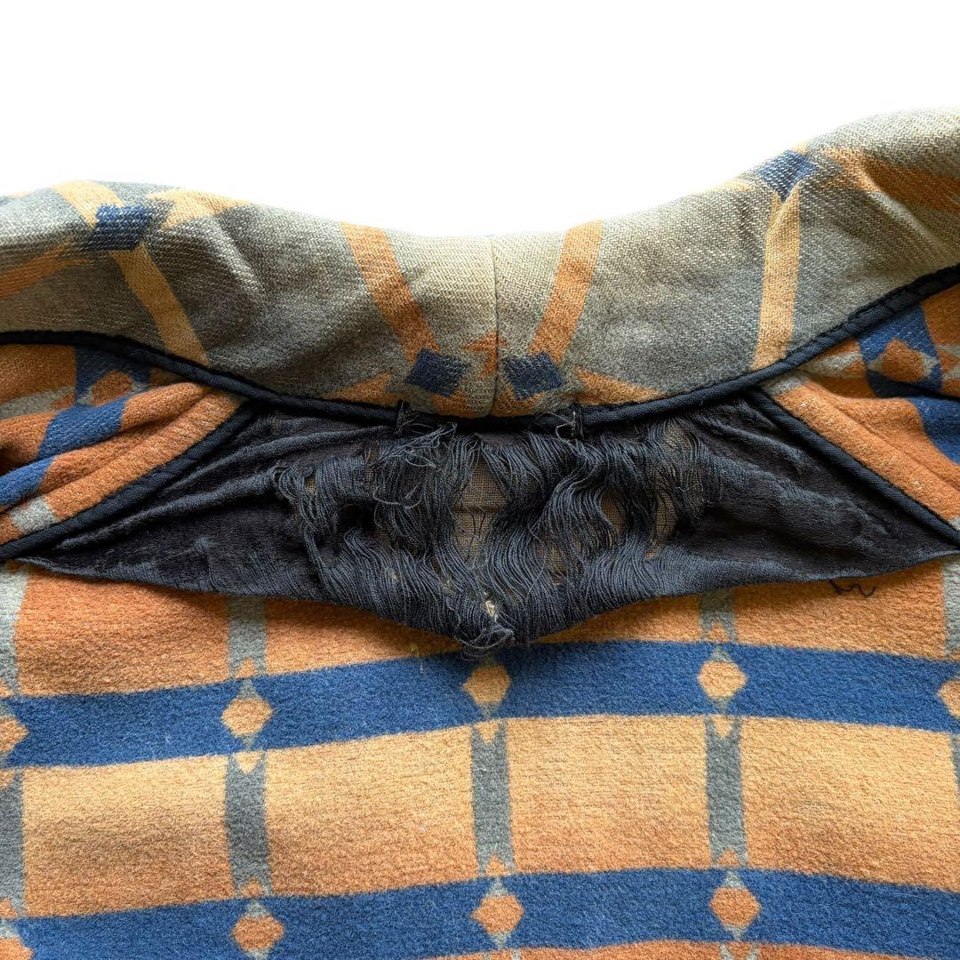 40〜50s ヴィンテージ ユーロ スモーキングコート ショールカラー ウール