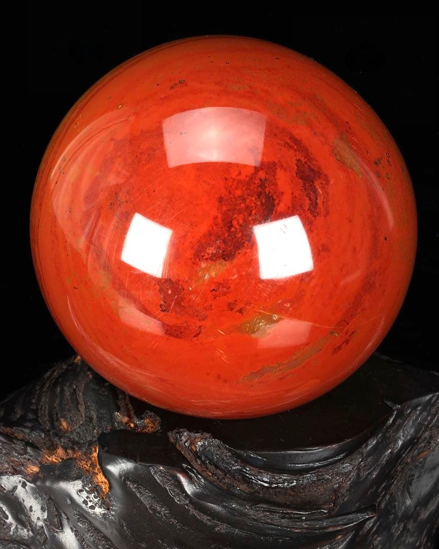 佐渡 赤玉石 玉 錦紅石 赤玉 赤石 原石 自然石 盆石 鑑賞石 水石 台座付