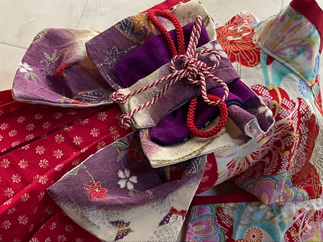 ラパパわんちゃんの袴の着物　男の子　女の子　計　２着