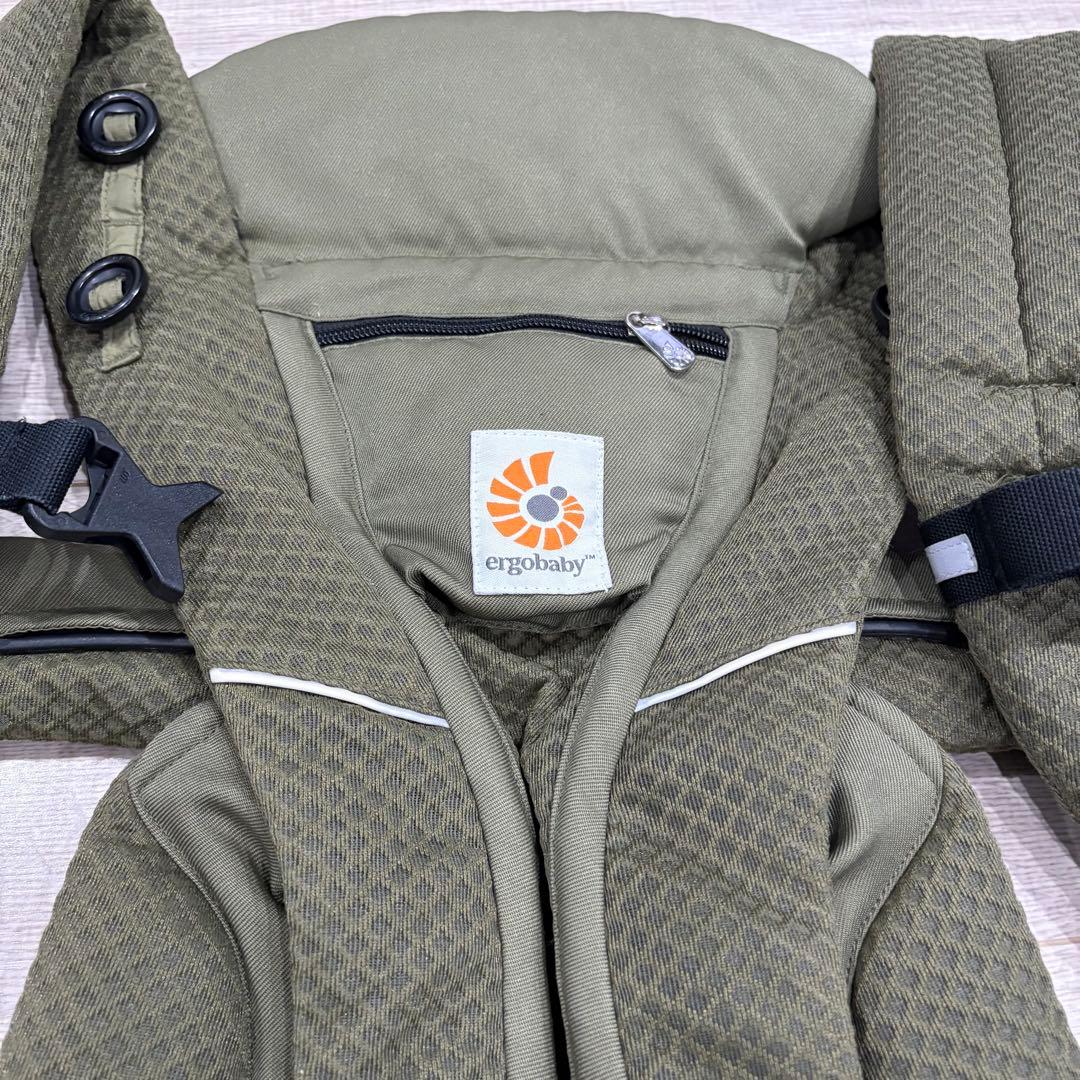 【美品】　エルゴ オムニ ブリーズ 抱っこ紐 オリーブ　グリーン カーキ　緑