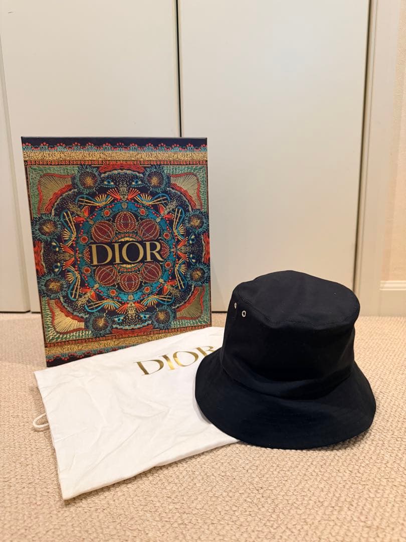 Dior バケットハット ブラック 57 ホリデーラッピング付き