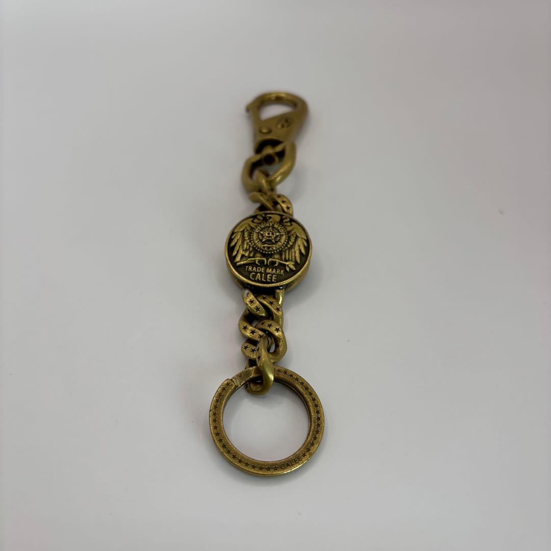 CALEE キーリング　concho key ring brass ゴールド