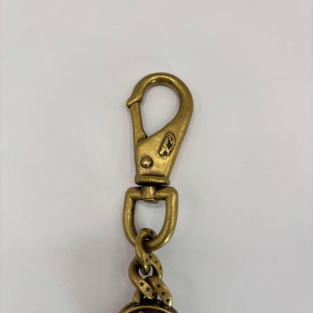 CALEE キーリング　concho key ring brass ゴールド