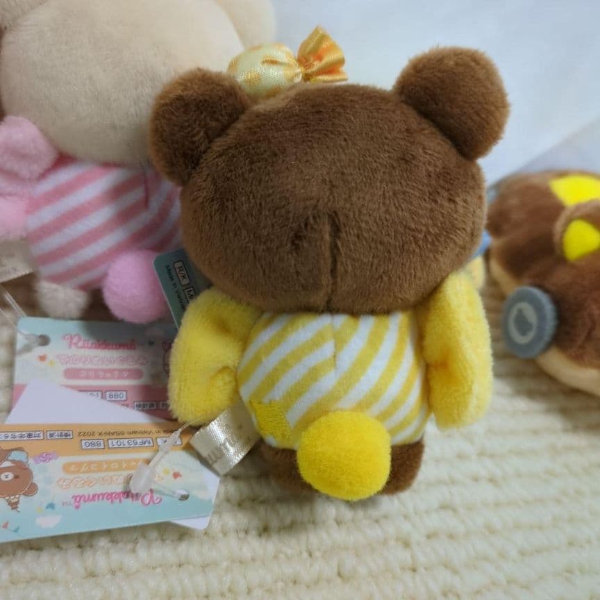 リラックマ　コリラックマ　てのりぬいぐるみ　ジュエルケース　ピンク２つ