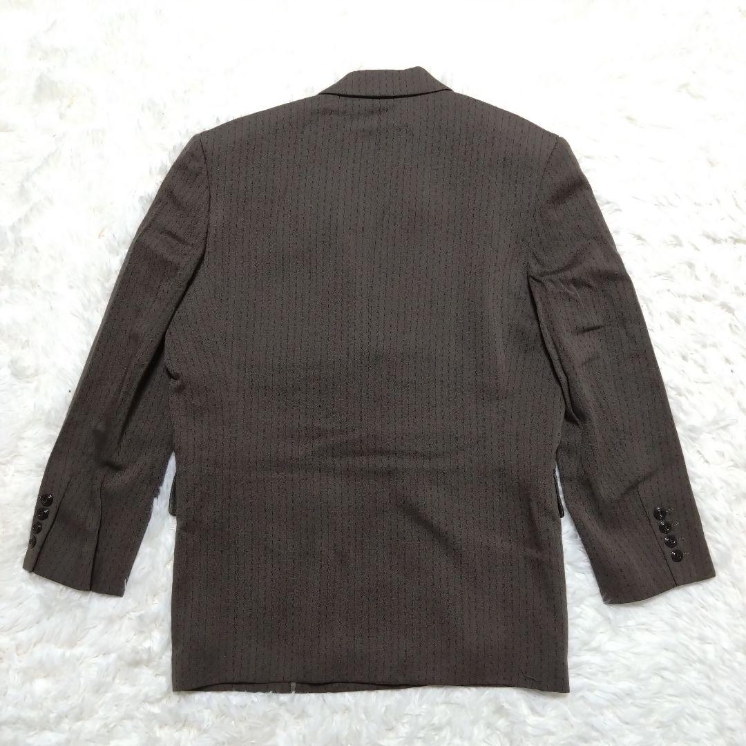 ニコル ダブルスーツ セットアップ ブラウン ウール ヴィンテージ S