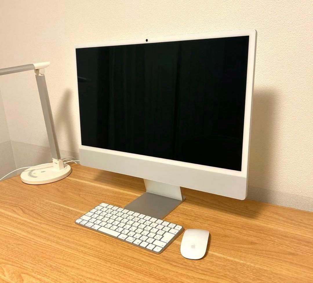「美品」iMac 24インチ M3 8GB 256GB MQRJ3J/A