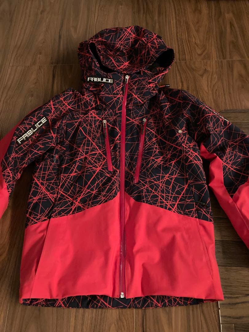 FABLICE スキーウェア 赤黒 SS