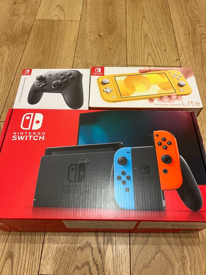 任天堂switch、switch lite、proコン
