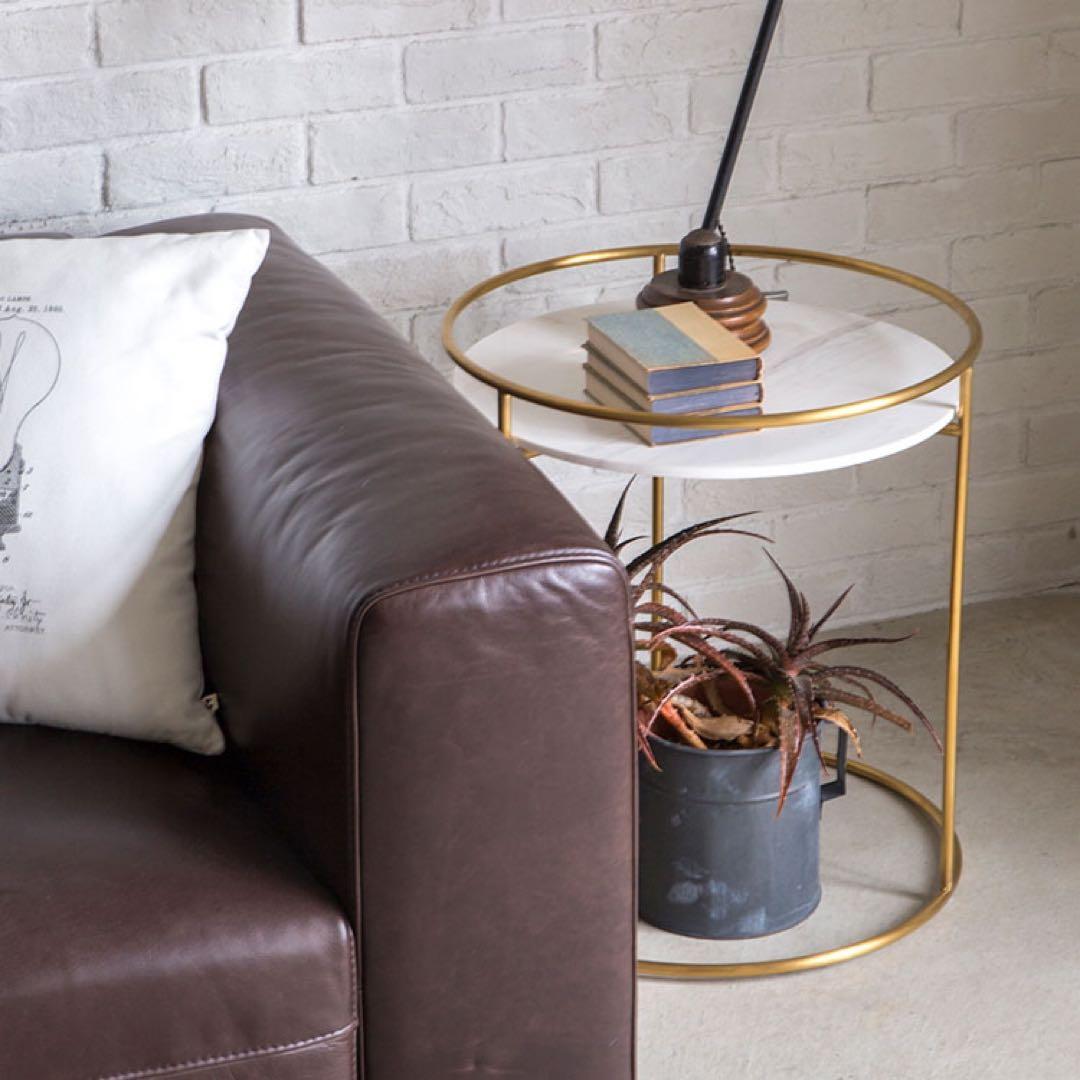 クラッシュゲート/ノットアンティークス/コーヒーテーブル/大理石/関家具