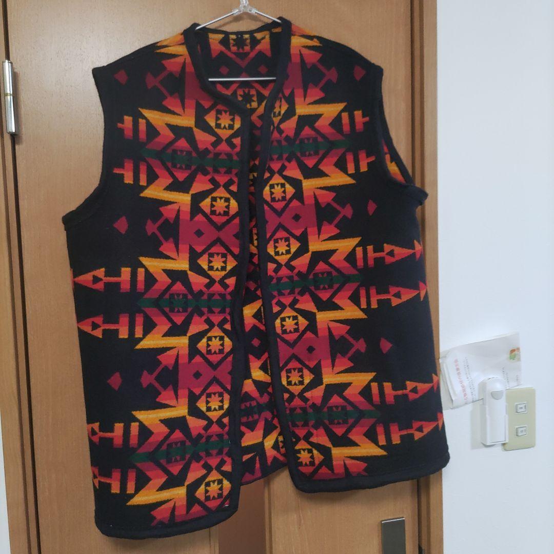 m*a様 ペンドルトンベスト　幾何学模様　ラグベスト　imazine