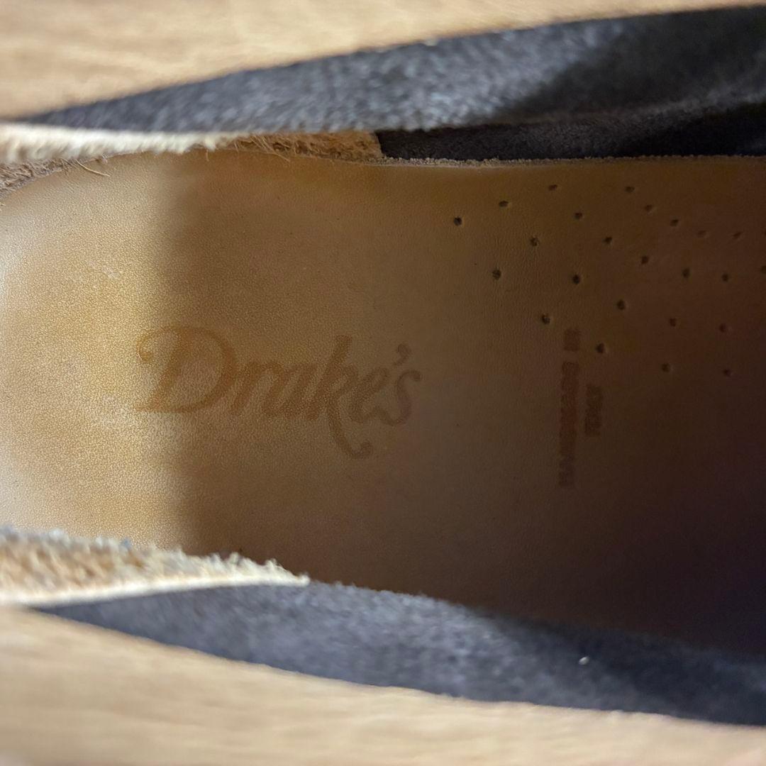 ドレイクス Drake's クロスビースエードチャッカブーツ 007モデル