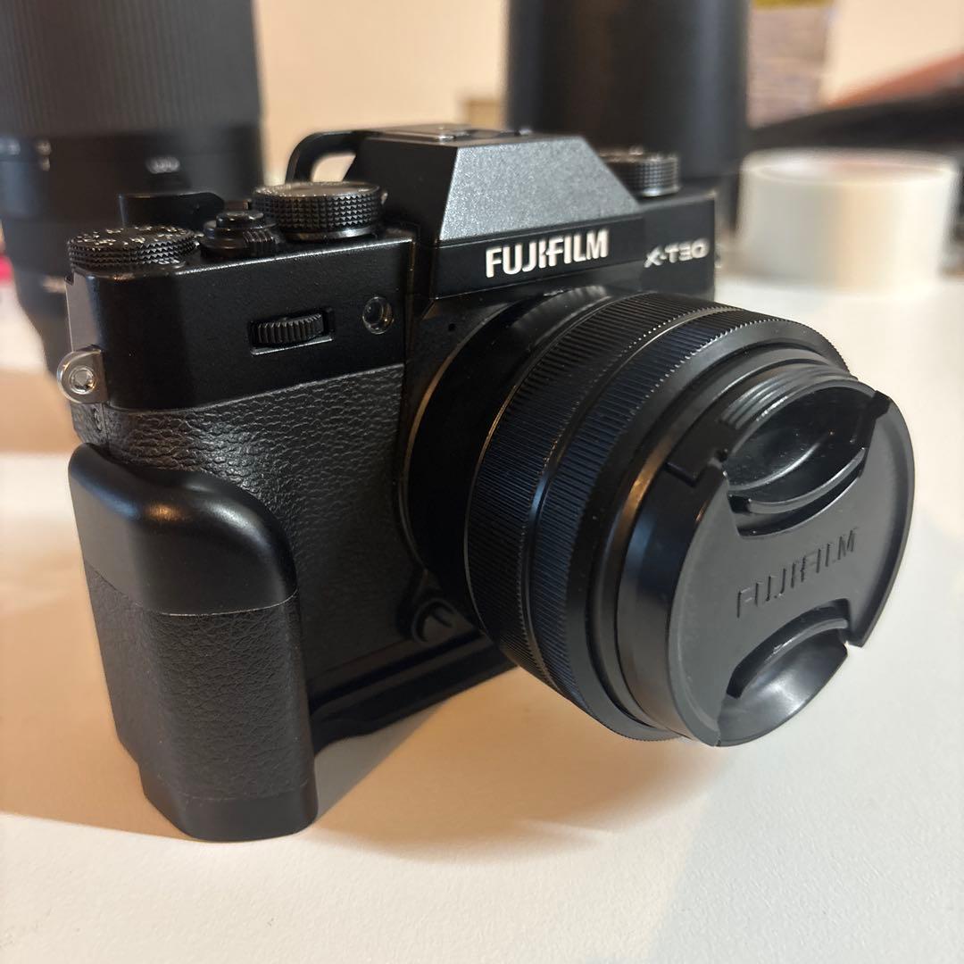 FUJIFILM X-T30 レンズ4本付き　ミラーレスカメラ ブラック