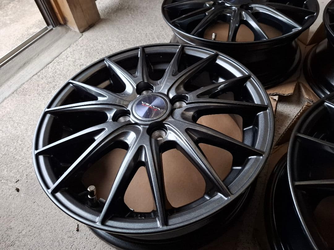 送料込み特価！weds ヴェルバスポルトII　14インチ　ホイール４本