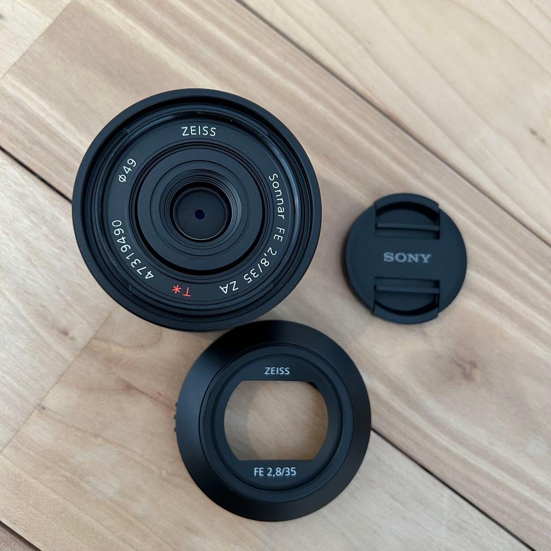Sony zeiss FE35mm F2.8 ZA レンズフードおまけ付き
