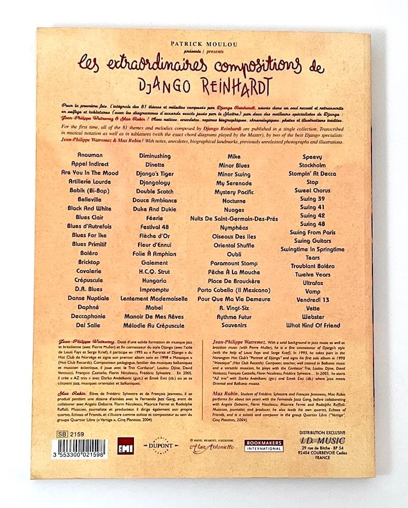 絶版本 ジャンゴ・ラインハルト ULTIMATE DJANGO'S BOOK