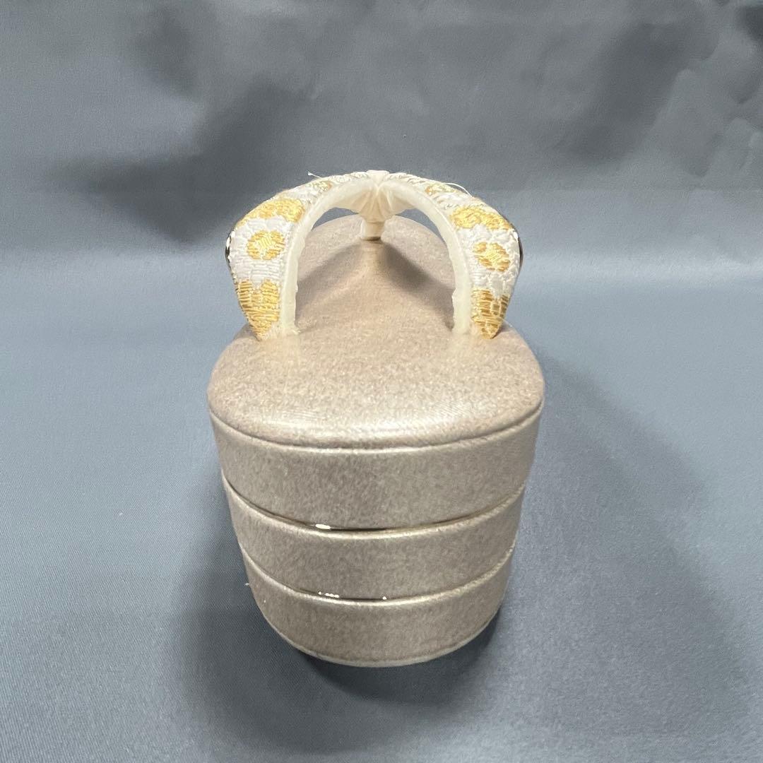 草履バックセット礼装用　西陣帯地使用　厚底草履24cm ソフト鼻緒裏　彩ブランド