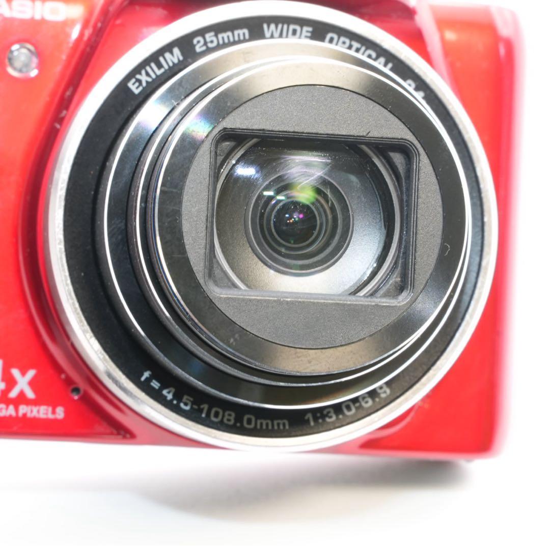 【動作品】CASIO EXILIM EX-H60 デジカメ 赤 作例アリ