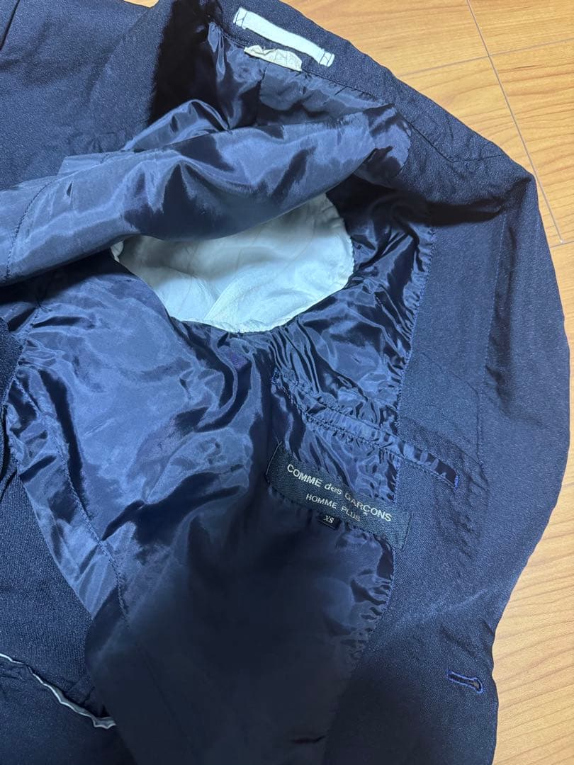 COMME des GARCONS HOMME PLUS定番製品染スーツXS美品